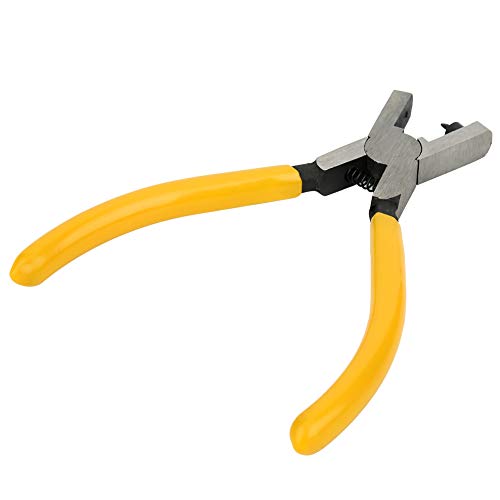 Alicate de perfuração, ferramentas de reparo de mão de ilhó Amarela Buraco de alicate de punção, cou