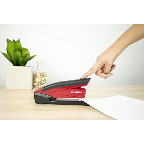 Paperpro Products - Paperpro - Desktop Stapler, 20 Sheet Capacity, Translucent Red - Sold As 1 Each - Rely On The Stapler That Set The Standard For Easier Power Assist Stapling. - Provides The Power To Drive A Staple Through Up To 20 Sheets Of Paper With Just One Finger. - Durable Yet Lightweight Plastic Body With Soft, Ergonomic, Non-Slip Rubber Grip On Handle And Base For Comfortable Desktop Or Handheld Stapling; Stands Horizontally Or Vertically. - Ergonomic Styling With Non-Slip Rubberi #TOP2