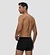 FORVEVO Boxershorts Herren Baumwolle Unterhosen Männer Unterwäsche Retroshorts 12er Pack - Atmungsaktive, Gummibund (12x Schwarz, M)