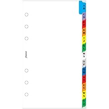 FILOFAX A-Z 2 فهرس ملون بالحرف للشخصية & amp؛ المنظمون الشخصيون المضغوط B131608