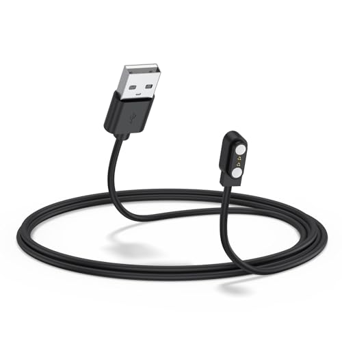 Oumida Chargeur Montre Connectée, Câble Chargement Magnétiquepour Montres Connectées, Câble de Recharge pour Montre Intelligente Universel (USB 50cm)
