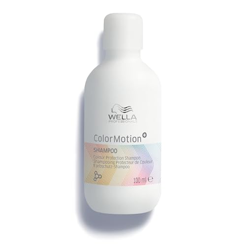 Wella Professionals COLORMOTION+ Shampoo - Ottimo con balsamo capelli e maschera capelli - Protezione colore e forza per capelli trattati 100ml