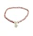 MIZZE Made for Luck Red Kabbalah String in Sterling Silver Bracelet Evil Eye Jewelry with Hamsa Hand for Protection