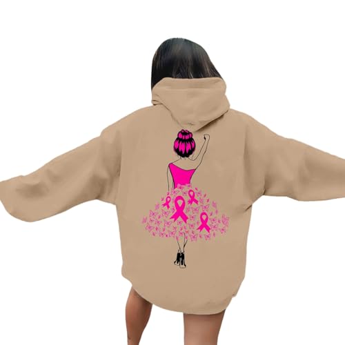 Sweat sans capuche femme coupe ample rose au style décontracté toutes saisons