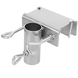 VALICLUD Tragbarer Sonnenschirmständer aus Eisen und Gummi Windstabiler Schirmhalter für Garten Strand und Terrasse Leichter Outdoor Schirmständer mit Befestigung für Markisen und Camping