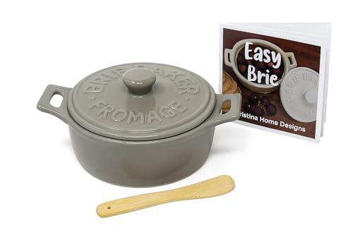 Christina Home Designs Gray Brie Baker, 3 Piece Set Includes