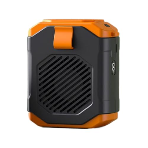 Ventilador de cintura portátil de 5 velocidades ideal para camping y excursiones al aire libre 2