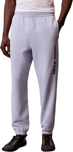 Calvin Klein Retro Graphic Jogger Lv14Le252G Pantalones Deportivos, Purple (Casual Blue), M para Hombre