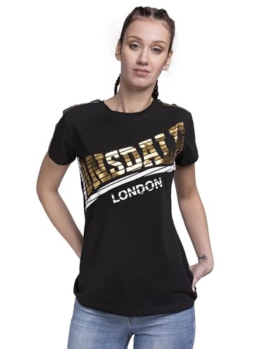 Lonsdale Langrick T-Shirt Femme anti-déformation en coton respirant