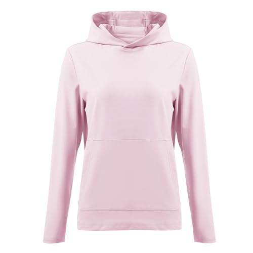 M MAELREG Women's Fashion Hoodies & Sweatshirts Lightweight Dry Fit Breathable Soft Womens Sweatshirt with Pocket Pink