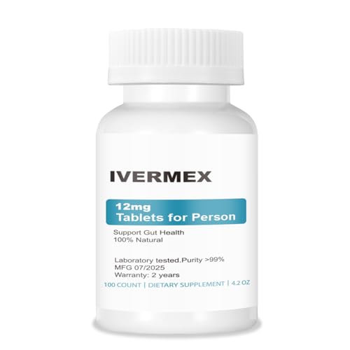 Woaitme IVERMET Tablets for Person – 12 mg,100 Tablets, 99% Purity ,Digestive Supplement