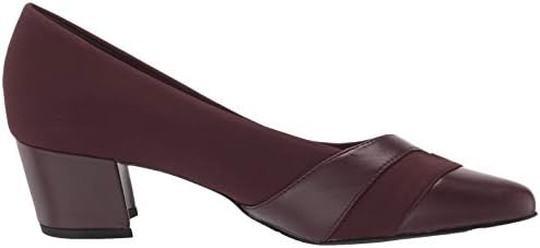 Easy Street womens Pump, Burgundy Suede, 6.5 Narrow US | Image 5