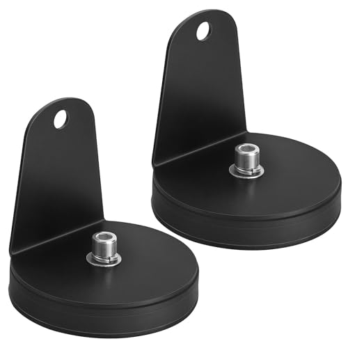 Image of Magnetic Base Mounting Brackets, 2pcs Powerful Sucker Holder Magnet Mount for LED Light Bar, Pods, Off Road Driving Lights