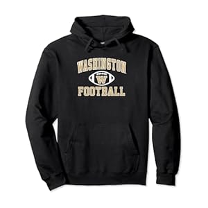 Washington Huskies Arch Football Pullover Hoodie