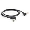 SZRMCC Right Angle Hirose 6 pin Female to Right Angle Hirose 6 pin Female Basler GigE CCD Industrial Camera Power I/O Extension Cable (Right Angle to Right Angle, 1m)