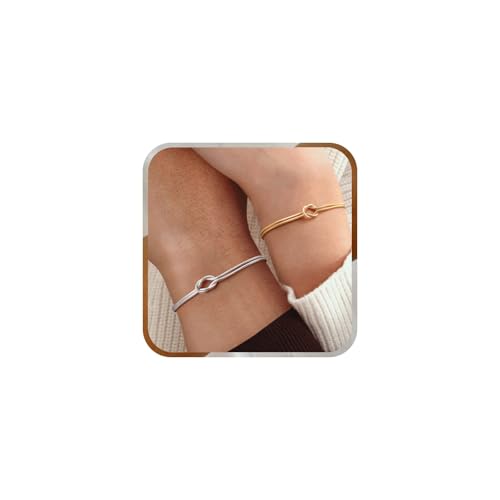 J.Fée 1 Paio Bracciali Coppia Bracciale Amicizia Bracciale Donna Argento 925 Bracciali Amicizia Donna, Braccialetti Donne Oro, Regali di Coppia, Regalo Amica, Regalo Fidanzato, Regali Mamma