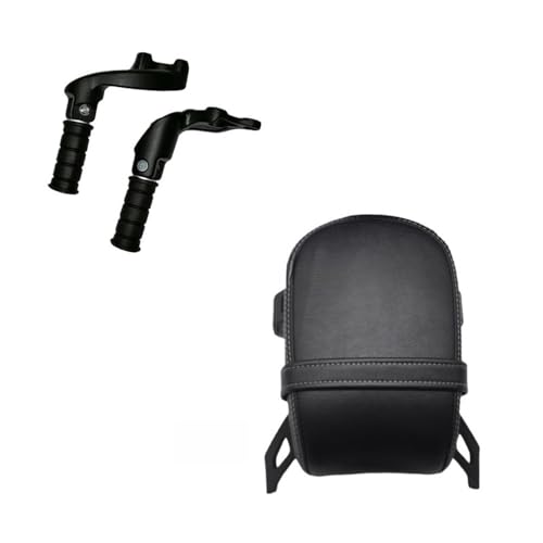 Coussin de moto arrière premium noir pour finitions Scout et Bobber