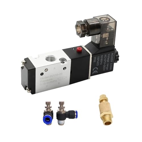 Électrovanne commande électrique simple 3V110-06 en alliage robuste