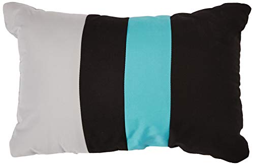 Chezmoi Collection Napa 7-Piece Luxury Leaves Scroll Embroidery Bedding Comforter Set (Full, Teal/Gray/Black)