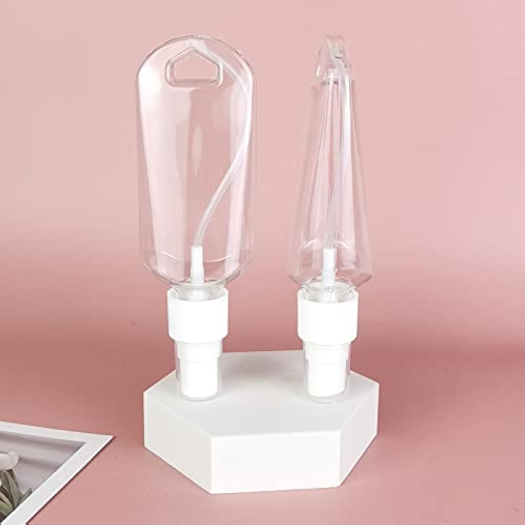 Portable Clear Travel Spray Keychain Bottles