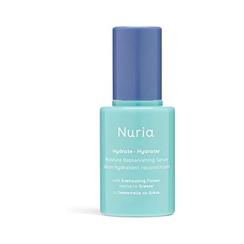 Nuria - Hydrate Moisture Replenishing Serum, Antioxidant Serum for All Skin Types, Skin Care Serum with Everlasting Flower Extract and Squalane Oil for Face, 25mL/0.8 fl oz Cover