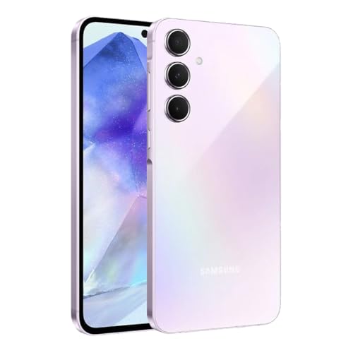 Image of Samsung Galaxy A55 5G A556E 128GB Dual-SIM GSM Unlocked Android Smartphone (Latin Variant /US Compatible LTE) - Awesome Lilac