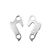 TerchPilet Derailleur Hanger 31 Compatible with Trek, Marin, KHS, Scott, Garneau, Jamis, Opus, Norco, Cube – Replaces Trek W266282, KHS 217, Marin #4, Scott 228841 – Silver Alloy with Screws