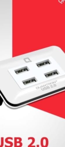 Image of QUANTRON QUH-220 USB 4 Port Hub for Desktop Server PC Notebook Laptop.