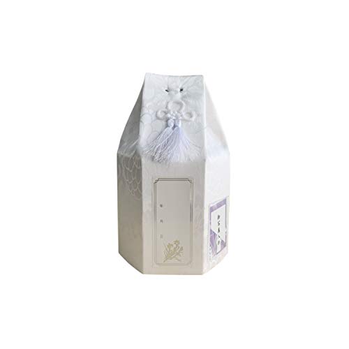 骨袋 六角袋 白菊 骨壷カバー 覆い袋 単品 ホワイト 戒名シール お写真入れ付き 分骨壷 骨覆 ペット供養 (2.5寸)