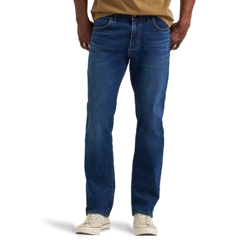 Image of Lee Men's Straight Fit Cotton Jeans
