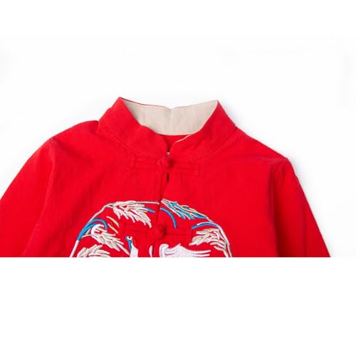 LittleSpring Boys Chinese New Year Tang Jacket Traditional Dress Coat3