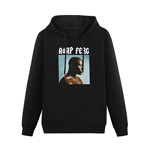 Photo de CoByda ASAP FERG Men's Black Hooded Unisex Sweatshirt XXL