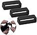 ZhangyiHot 4 Pcs Black is Very Fashionable Silicone Watch Band Strap Loops, Silicone Replacement Watch Band Keeper, Smartwatch Band Retainer Loop, Watch Fastener Rings 14mmSmartwatch Accessories