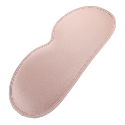 KESYOO 3d遮光アイマスク シルクアイカバー アイマスク睡眠 女性用スリープアイマスク 睡眠用アイマスク サテンアイマスク シルクナイトマスク スリーピングアイマスク ファブリック ピンク