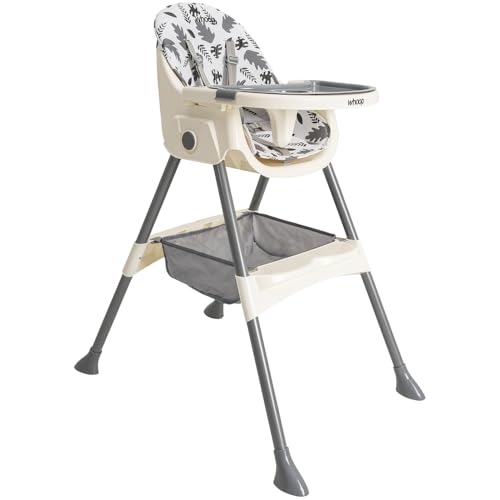 Cadeira de alimentação Papinha 2 em 1 Cinza Floral Kiddo