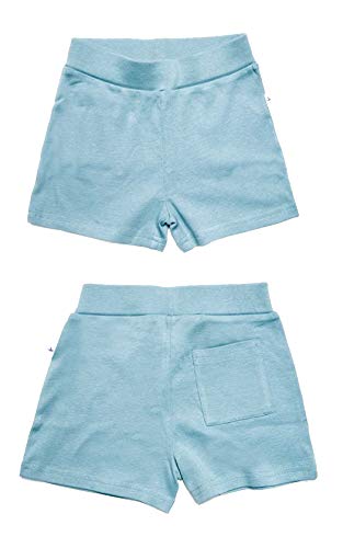Pantalones cortos bebé unisex Leela Cotton en color sonnengelb amarillo para verano