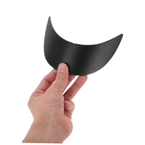 20pcs Baseball Cap Brim Inserts Flexible Plastic Hat Shaper for Boy Girl Breathable Material for Comfortable Fit Sun Protection Shape Retention for Outdoor Activities Black3