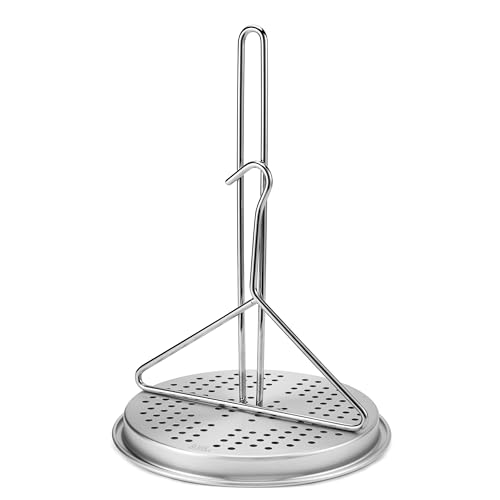BOHK Turkey Chicken Fryer Poultry Rack Set Deep Frying Rack and Handle lifter Hook Stainless Steel...