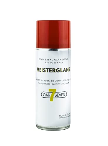 car7seven Meisterglanz, Universal Glanzspray, Pflegespray für Reifen, alle Gummidichtungen und Kunststoffteile
