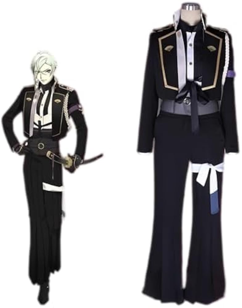 刀剣乱舞　膝丸　コスプレ衣装　ウィッグ Amazon.co.jp: [アニメ帝国] 刀剣乱舞 膝丸 コスプレ衣装(ウィッグ 靴