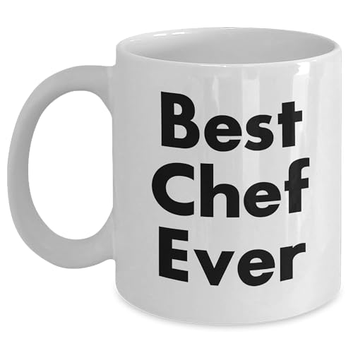 NAPAVI Chef's Best Gift for Valentine's, Best Chef Ever Quote, White Coffee Mug, Gifts from Men, Gifts for Chef (A Perfect Combination)