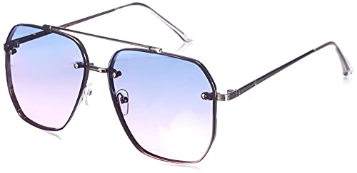Urban Classics Sunglasses Timor Lunettes de Soleil, Noir/Argent, Taille Unique Mixte