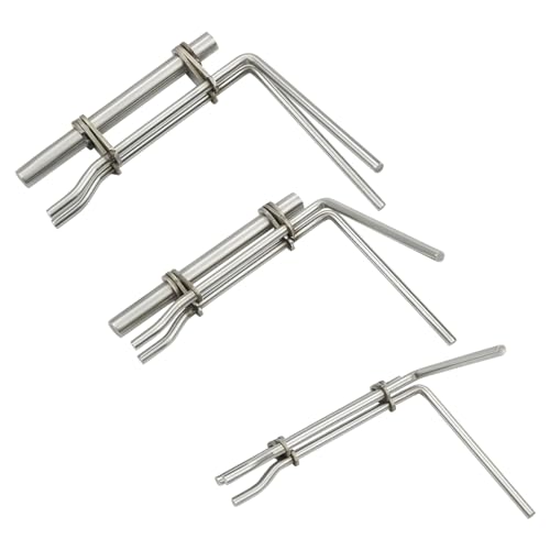 JNNJ 3 Pieces Hydraulic Cylinder Piston Repair Seal Kit, U Cup Rod Seal Installation Tool Kits, Universal Hydraulic Cylinder Super Strong Seal Twistor Install Tool Set, Auto Repair Rebuild Tools