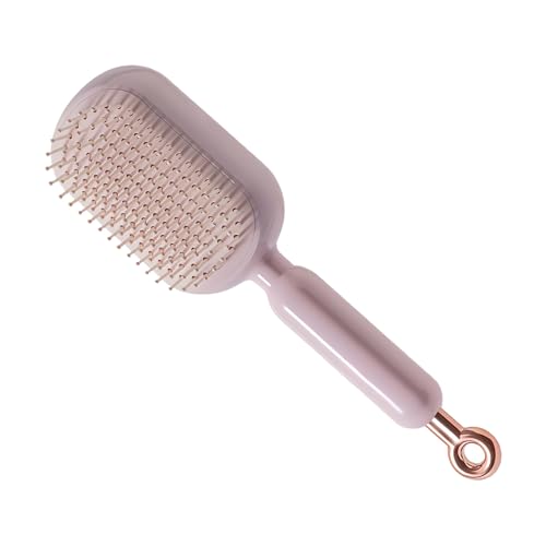 Hozaenwa Peine Masajeador Para Cuero Cabelludo | Retraíble Con Colchón De Aire Limpieza Suave | Cepillo Desenredante Masa Scalp Cabell,Para Niñas Niños Adultos Cabello Rizado Liso Mojado Seco