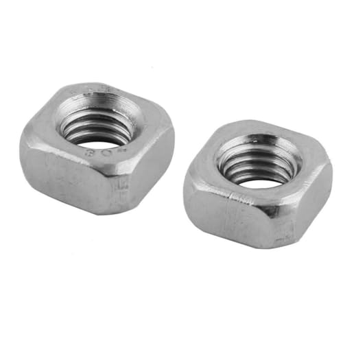 YOSADIER 100個 ステンレス製四角ナット 薄型プロ用スライダーナット 自動車建設機械対応 耐錆性高く再利用可能