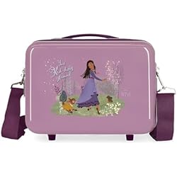 Disney Wish Just Kid-Ding Around Nececer Adaptable Morado 29x21x15 cms Rígido ABS 9,14L 0,8 kgs