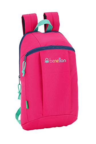 Safta    Benetton UCB Rubine Red Oficial Mini Mochila Uso Diario 220x100x390mm