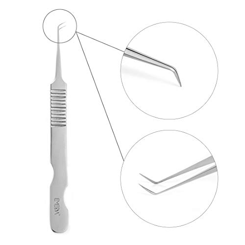 Eyelash Extension Tweezers for Make Fans 3D 6D Volume Lashes Professional Precision Stainless