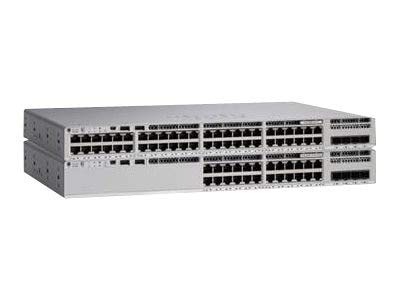 Image of Cisco Catalyst 9200 C9200L-48P-4G Layer 3 Switch - 48 X Gigabit Ethernet Network, 4 X Gigabit Ethernet Uplink - Manageable - Twisted Pair, Optical Fiber - Modular - 3 Layer Supported