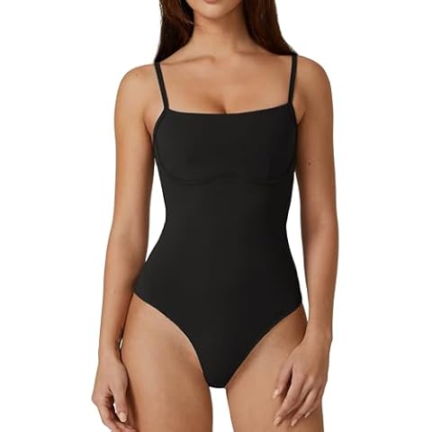 QINSEN Women's Sexy Cami Bodysuit Cover